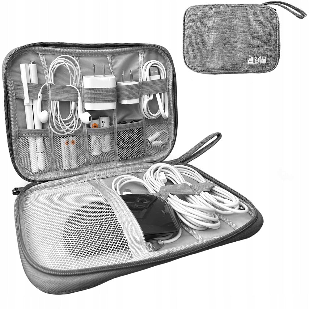 TRAVEL ORGANIZER BAG CASE FOR CABLES AND CHARGERS