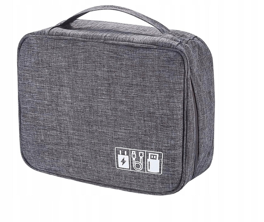 TRAVEL ORGANIZER BAG CASE FOR CHARGERS AND ELECTRONIC CABLES