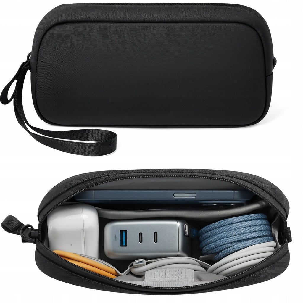 TRAVEL ORGANIZER CASE CHARGER CABLE COVER CAPACIOUS WIRES EAN (GTIN) 5903760492243
