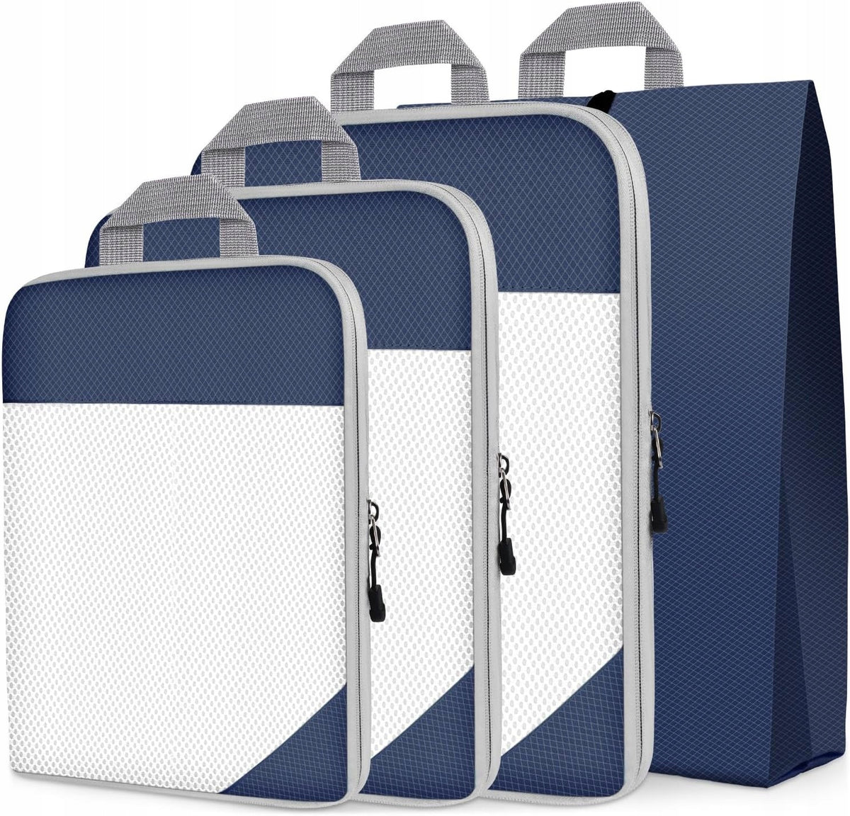 TRAVEL ORGANIZER CLOTHES PACKING BAGS HIGH QUALITY BLUE Color blue
