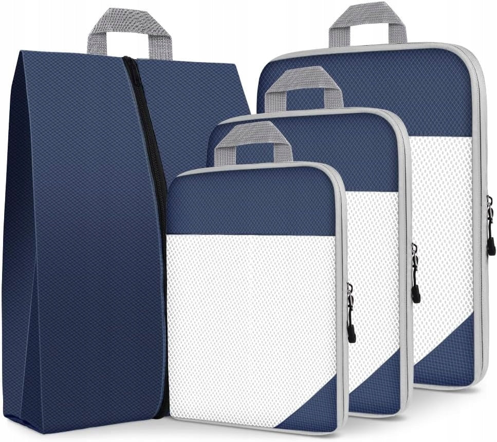 TRAVEL ORGANIZER CLOTHES PACKING BAGS HIGH QUALITY BLUE