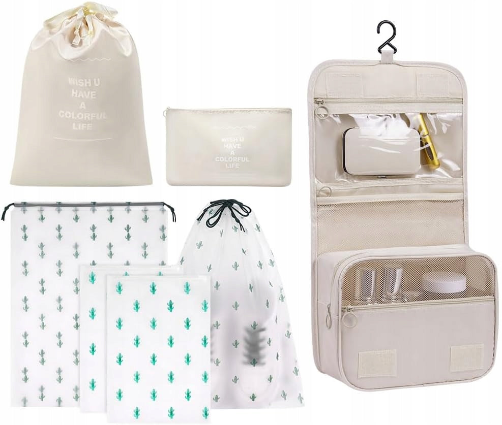 TRAVEL ORGANIZER COSMETIC BAG HANGING FOR CLOTHES FOR SUITCASE 7 el.