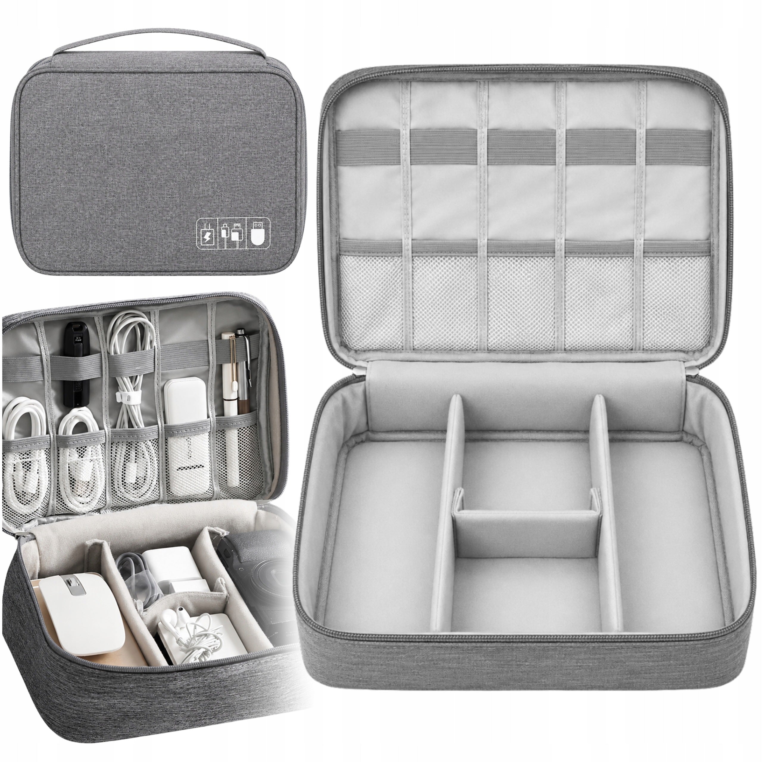 TRAVEL ORGANIZER COVER CABLE BAG CHARGER ELECTRONICS CASE