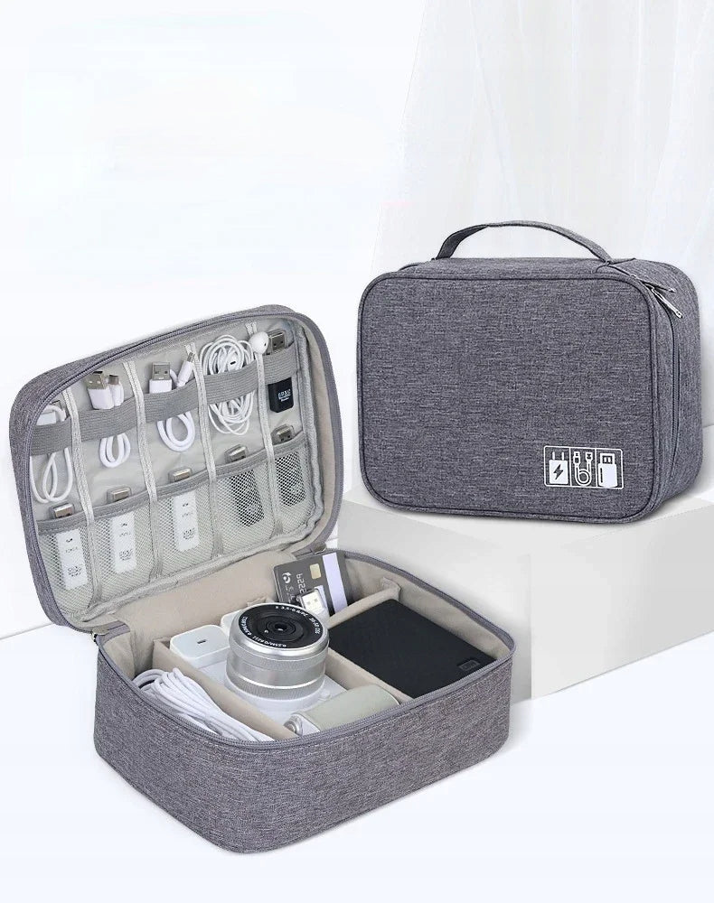 TRAVEL ORGANIZER FOR CABLES AND CHARGERS CASE BAG SMALL WATERPROOF Manufacturer code SH-ODK