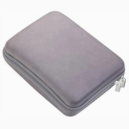 TRAVEL ORGANIZER FOR CABLES ARTIFICIAL LEATHER GREY ELECTRONIC ACCESSORIES