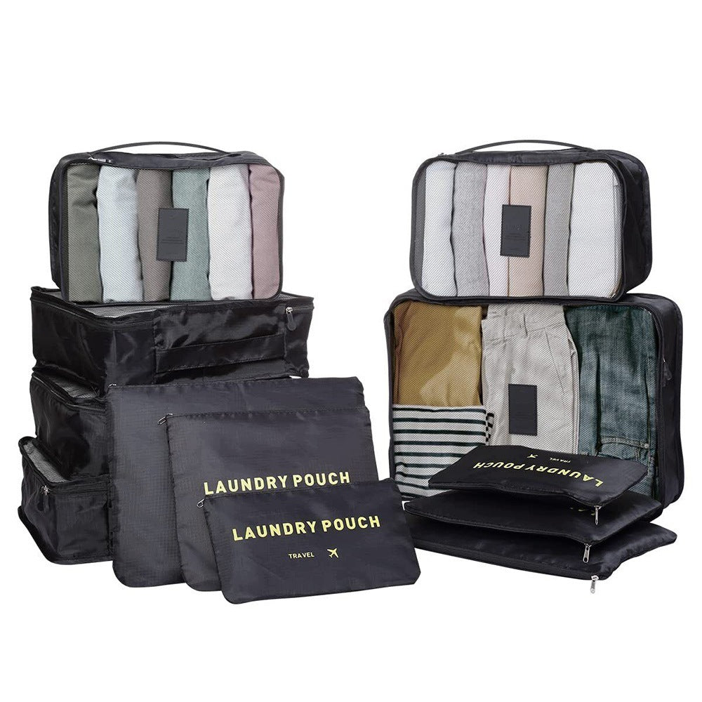 TRAVEL ORGANIZER LARGE SUITCASE SET CLOTHES BAGS SHOES 12PCS.
