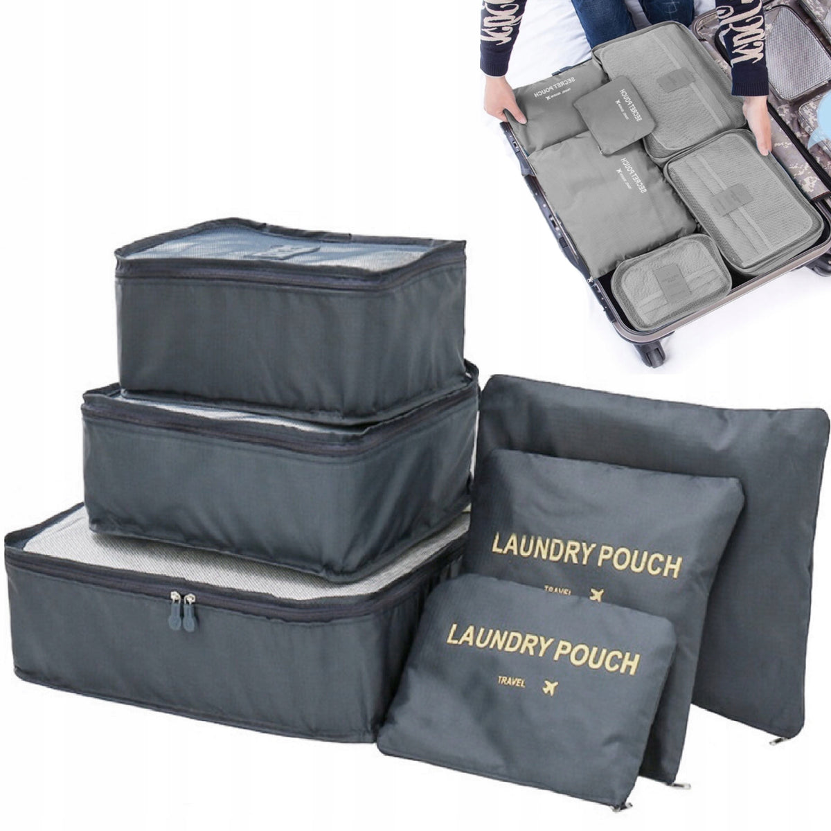 TRAVEL ORGANIZERS FOR AIRPLANE SUITCASE ORGANIZER FOR TRAVEL COLORS 6PCS Manufacturer code sdbgcvxbsdf