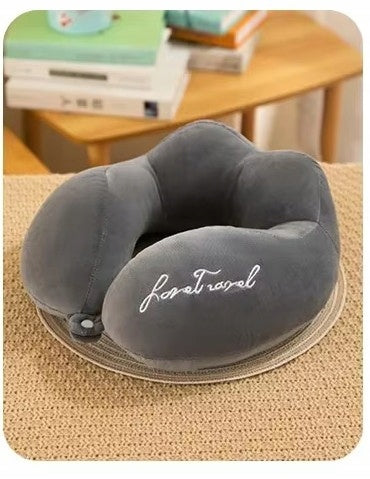 TRAVEL PILLOW CROISSANT NECK HEADREST FOR TOURIST CAR AIRPLANE Manufacturer code PODUSZKA PODRÓŻNA ROGAL NA SZYJĘ ZAGŁÓWEK