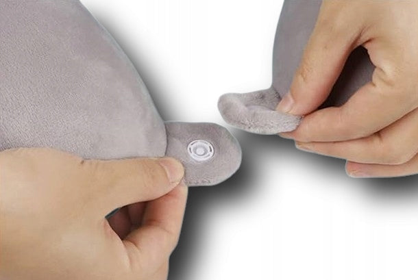 TRAVEL PILLOW TOURIST CROISSANT NECK HEADREST FOR CAR MEMORY Packaging status original