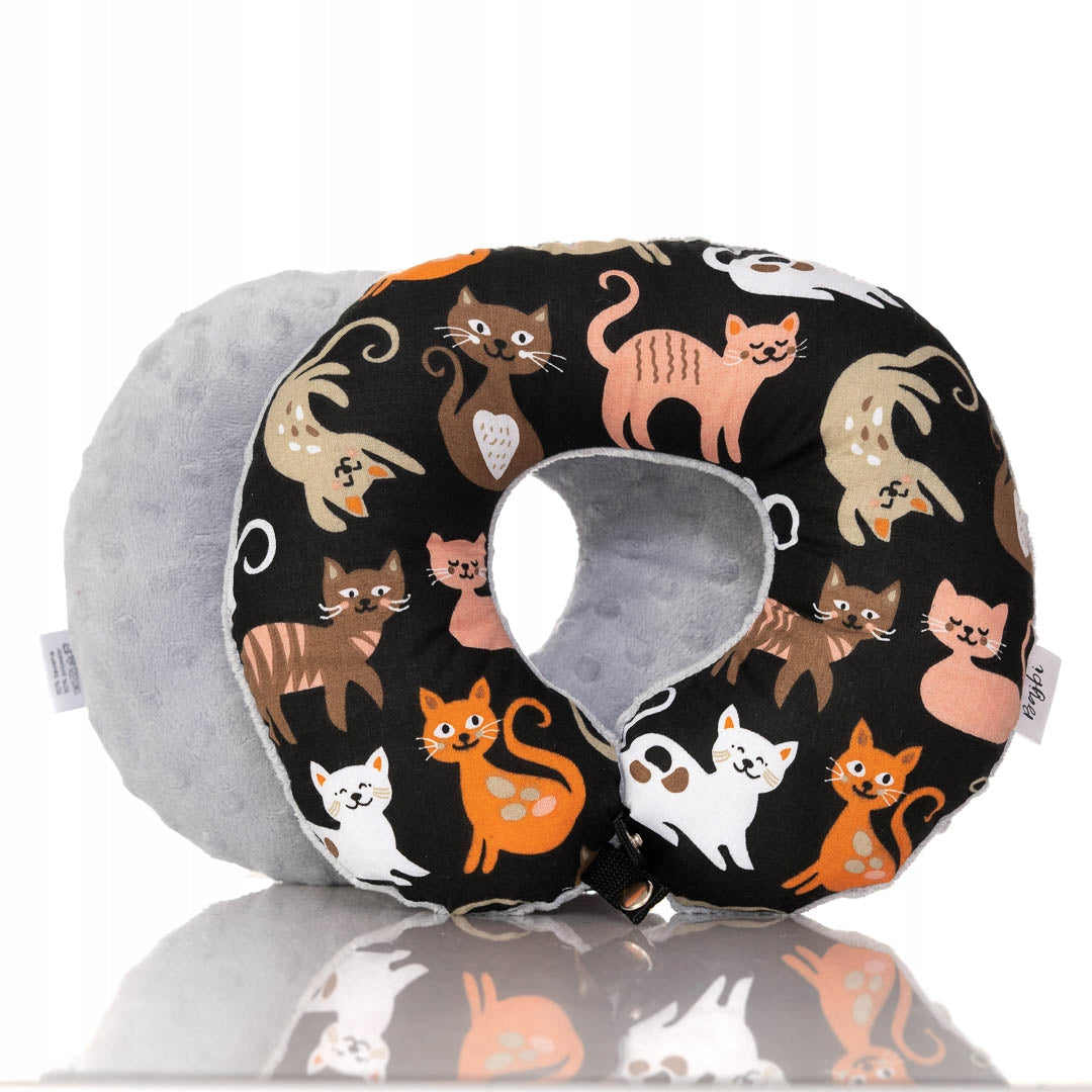 TRAVEL PILLOW TOURIST NECK CROISSANT FOR CHILDREN AIRPLANE CAR