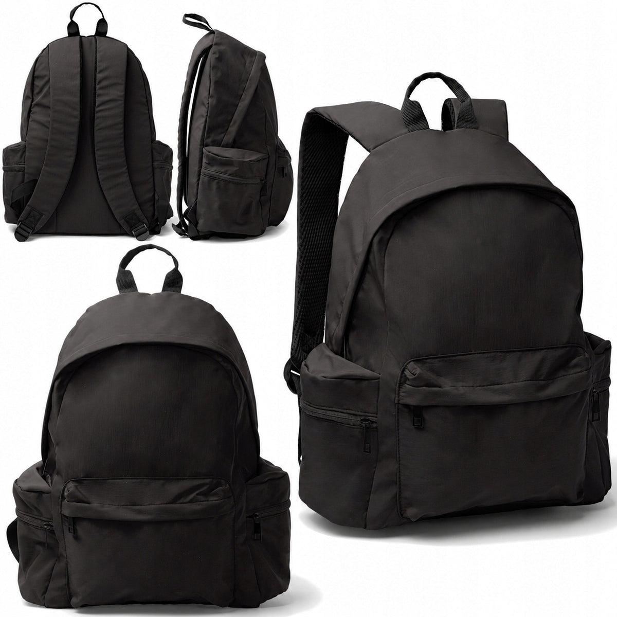 TRAVEL SCHOOL BACKPACK FOR SCHOOL WORK FOR LAPTOP BLACK 18L