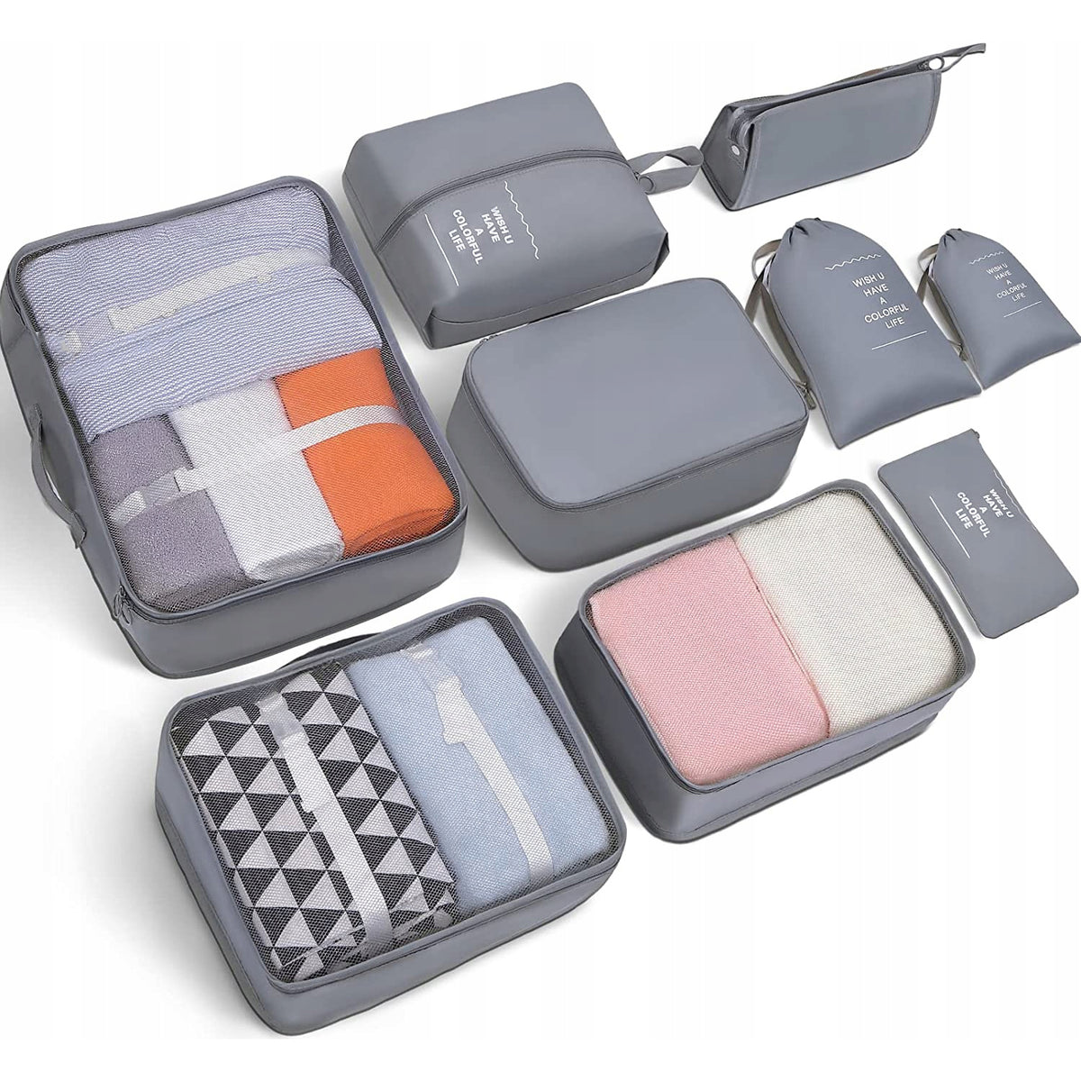 TRAVEL STORAGE BAGS FOR TOUR ORGANIZER 9 PACK