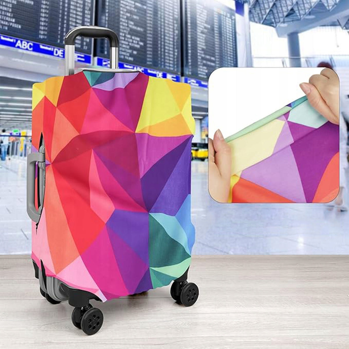 TRAVEL SUITCASE COVER PROTECTIVE LARGE LUGGAGE COVER MULTIFUNCTIONAL Packaging status original