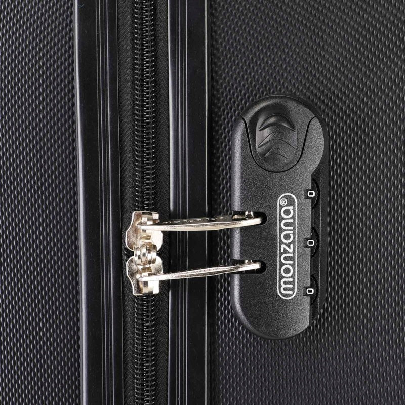 TRAVEL SUITCASE ON WHEELS SET 3in1 LIGHTWEIGHT Width (longer edge) 45 cm