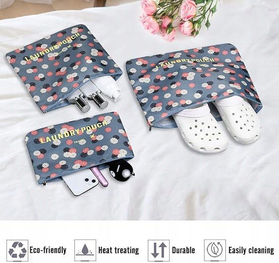 TRAVEL SUITCASE ORGANIZERS 6-PIECE LUGGAGE CUBE SET Packaging status original