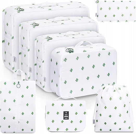 TRAVEL SUITCASE ORGANIZERS 6-PIECE LUGGAGE CUBE SET