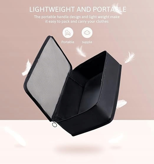 TRAVEL SUITCASE ORGANIZERS 8-PIECE LUGGAGE CUBE SET Packaging status original