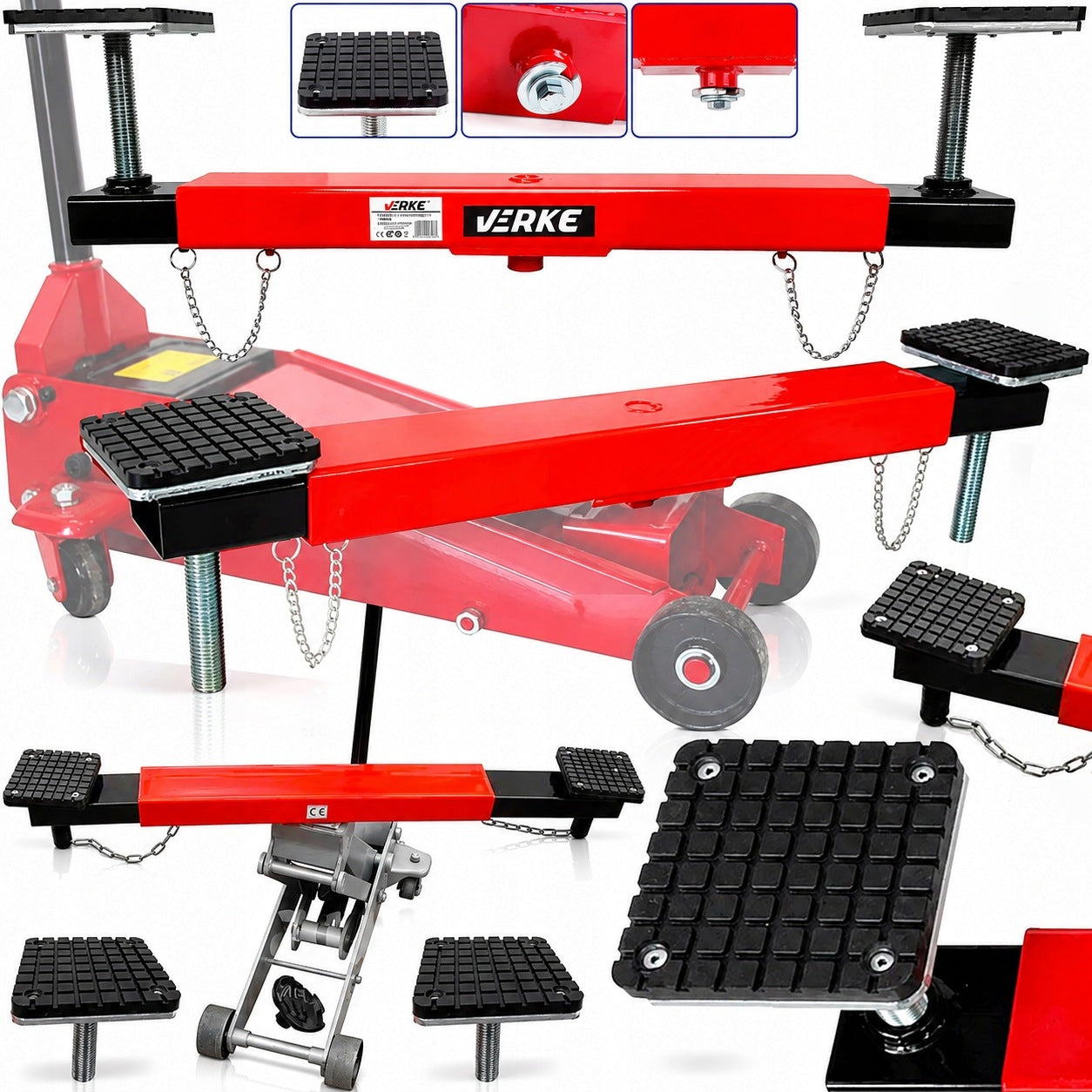 TRAVERSE BEAM HYDRAULIC LIFT ADAPTER WORKSHOP 2T 2000KG VERKE