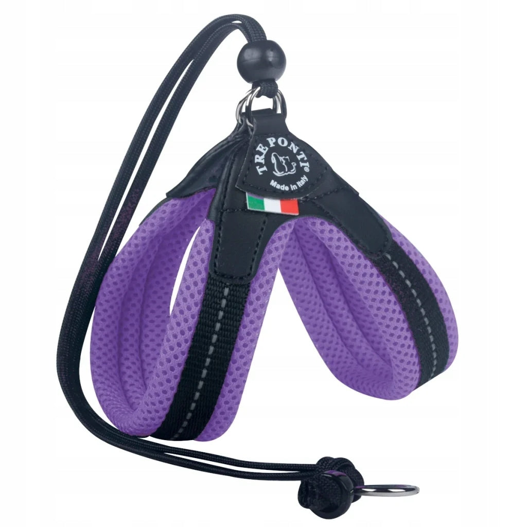 TRE PONTI Harness reg. on the back Mesh 1 lilac