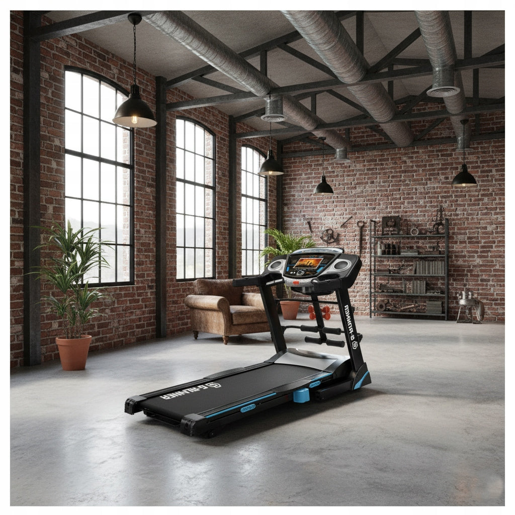 TREADMILL ELECTRIC HOME G-RUNNER 500 ANDROID USB MASSAGER AUTO-ELEVATION WIFI Manufacturer code 500 TFT Massager Incline