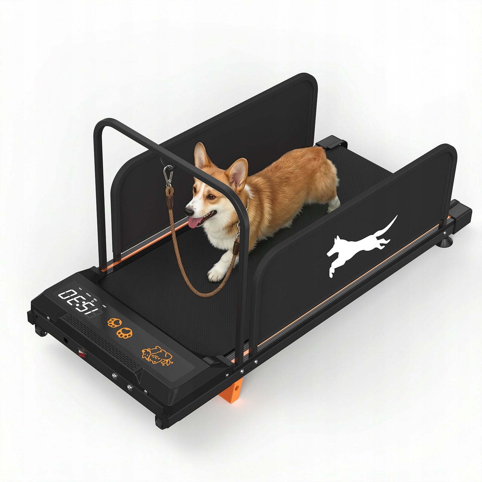 TREADMILL FOR SMALL DOG QUIET 2IN1 TRAINER LCD 110KG