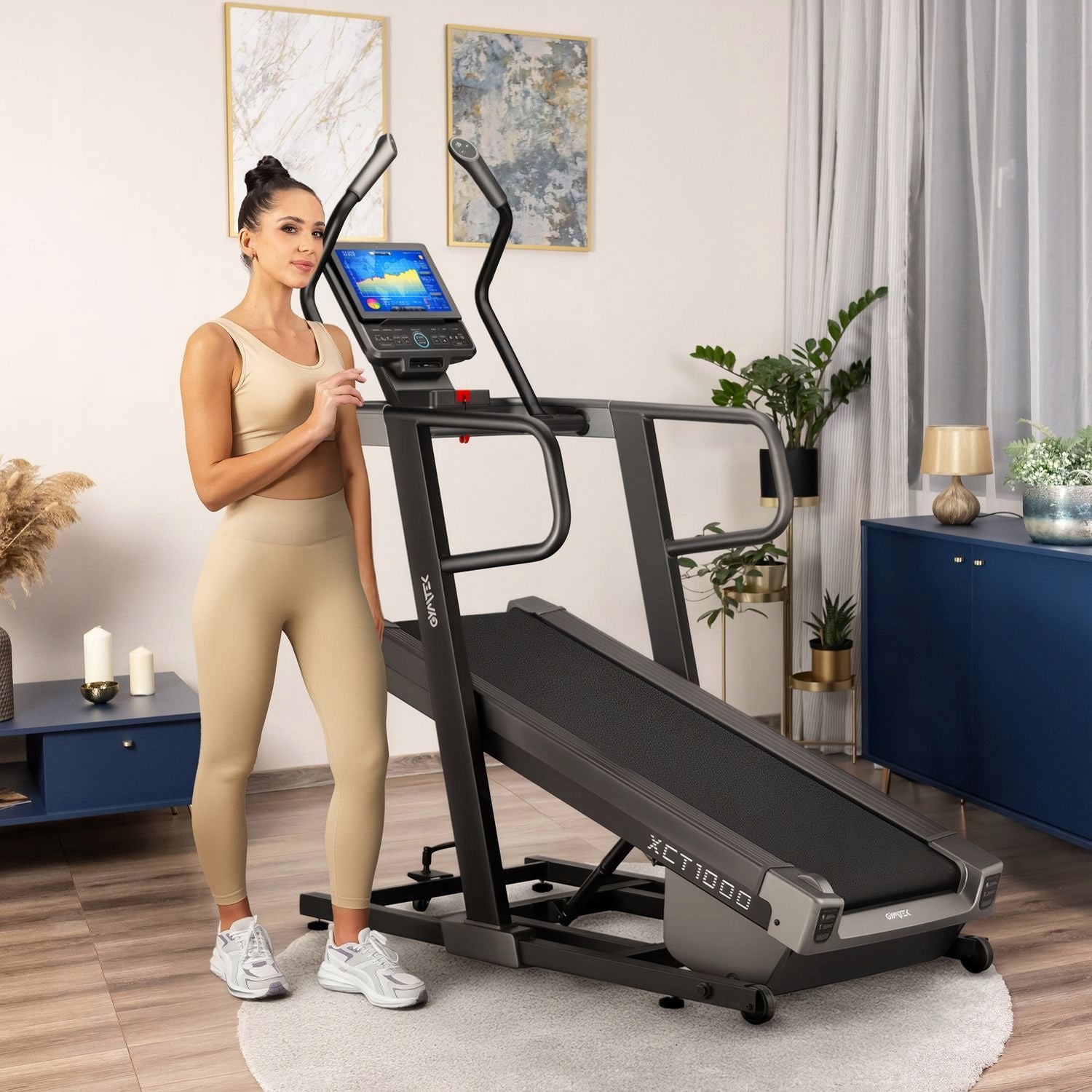 TREADMILL HOME ELECTRIC ANGLE OF INCLINATION FOR WALKING CLIMBING GYMTEK Manufacturer code G-42615