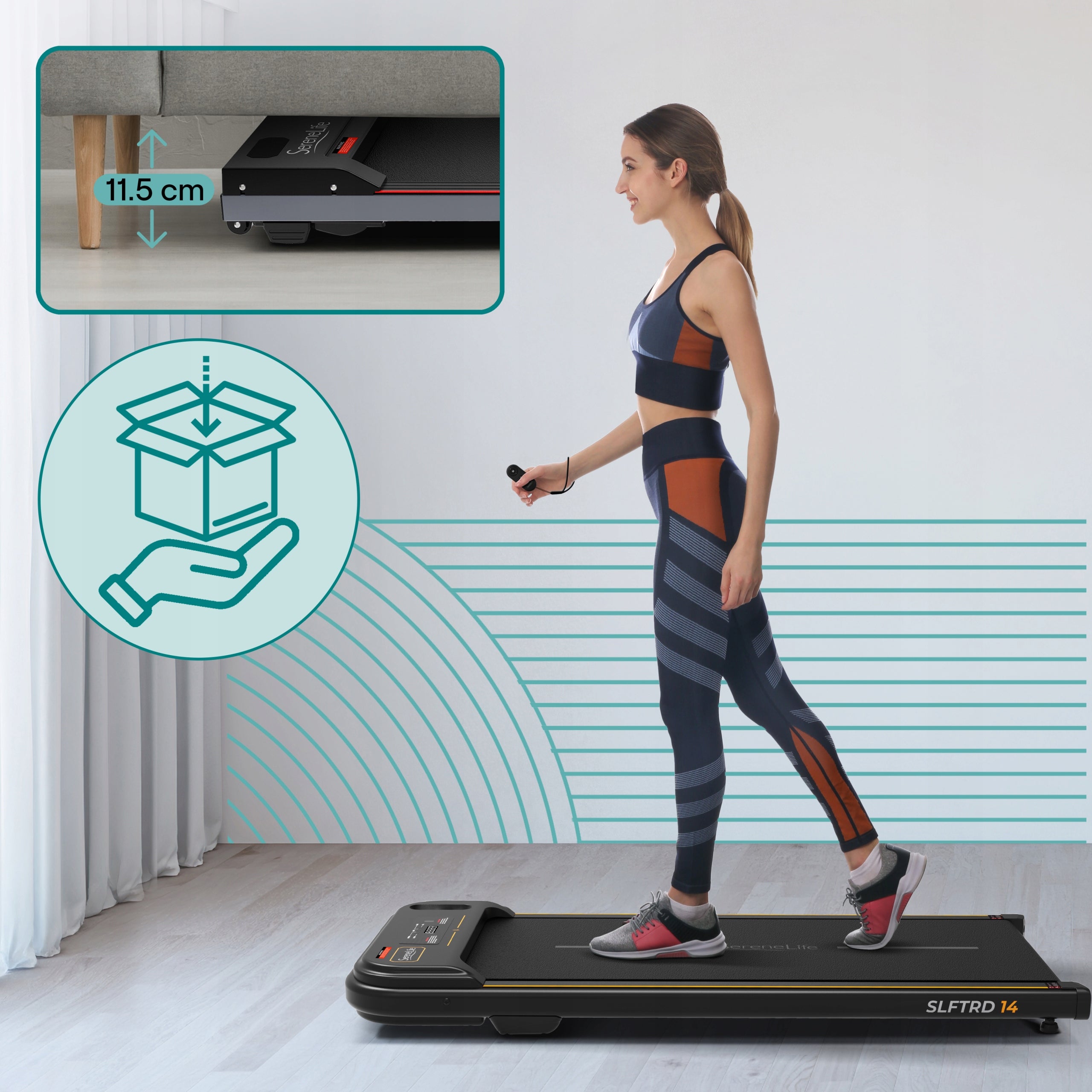TREADMILL HOME ELECTRIC WALKING PADFOR RUNNING WALKING UP TO 120KG Model other