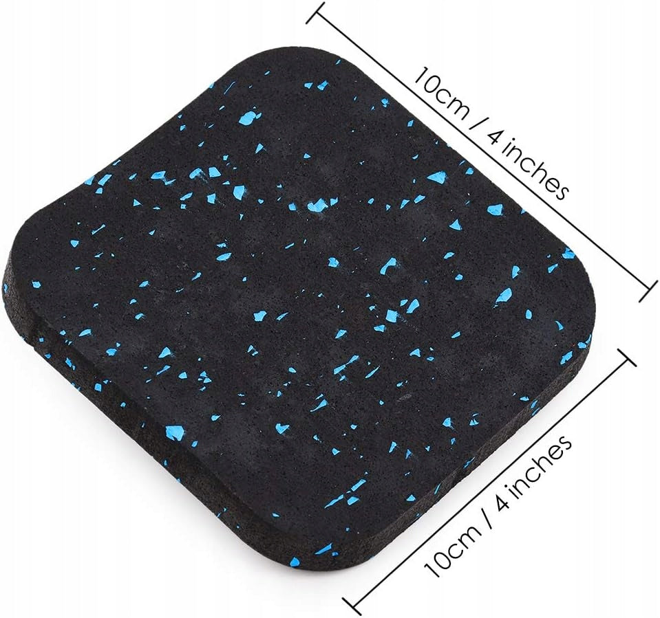 TREADMILL MAT 4 PCS SHOCK ABSORBING RUBBER PADS FOR FLOOR PROTECTION Packaging status original