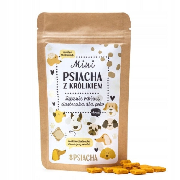 TREAT FOR DOGS MINI PSIACHA WITH RABBIT 160 G.