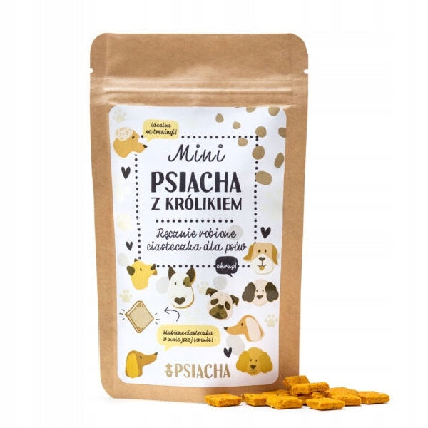 TREAT FOR DOGS MINI PSIACHA WITH RABBIT 80 G.