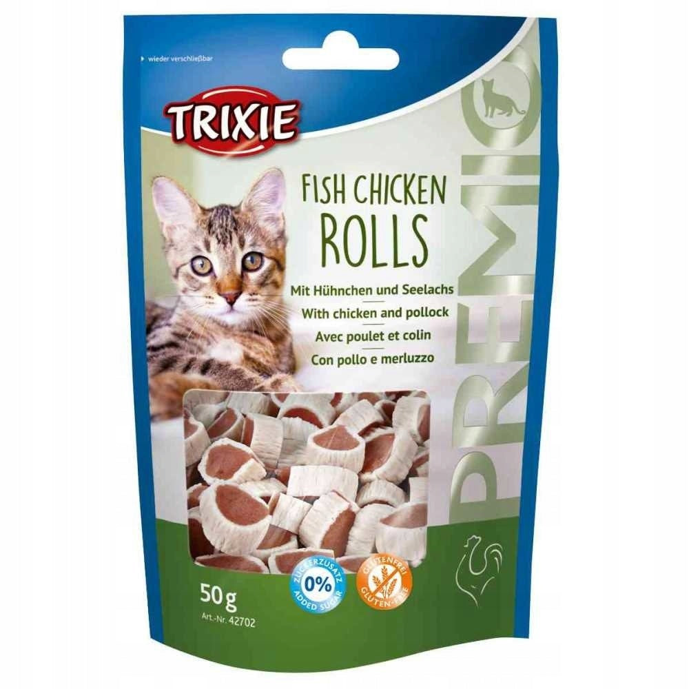 TREAT Treat for CAT DISCS TRIXIE Premio CHICKEN MINTAJ 50g