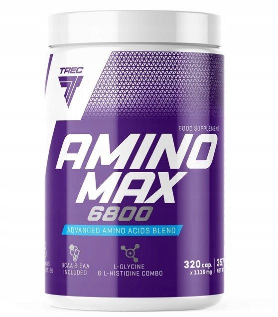 TREC AMINOMAX 320CAP AMINO ACIDS BCAA EAA GLUTAMINE