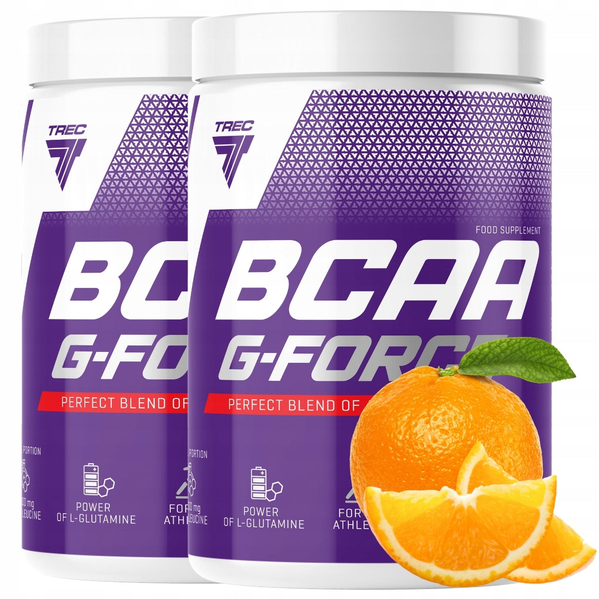 TREC BCAA G-FORCE 600g GLUTAMINE REGENERATION | Orange