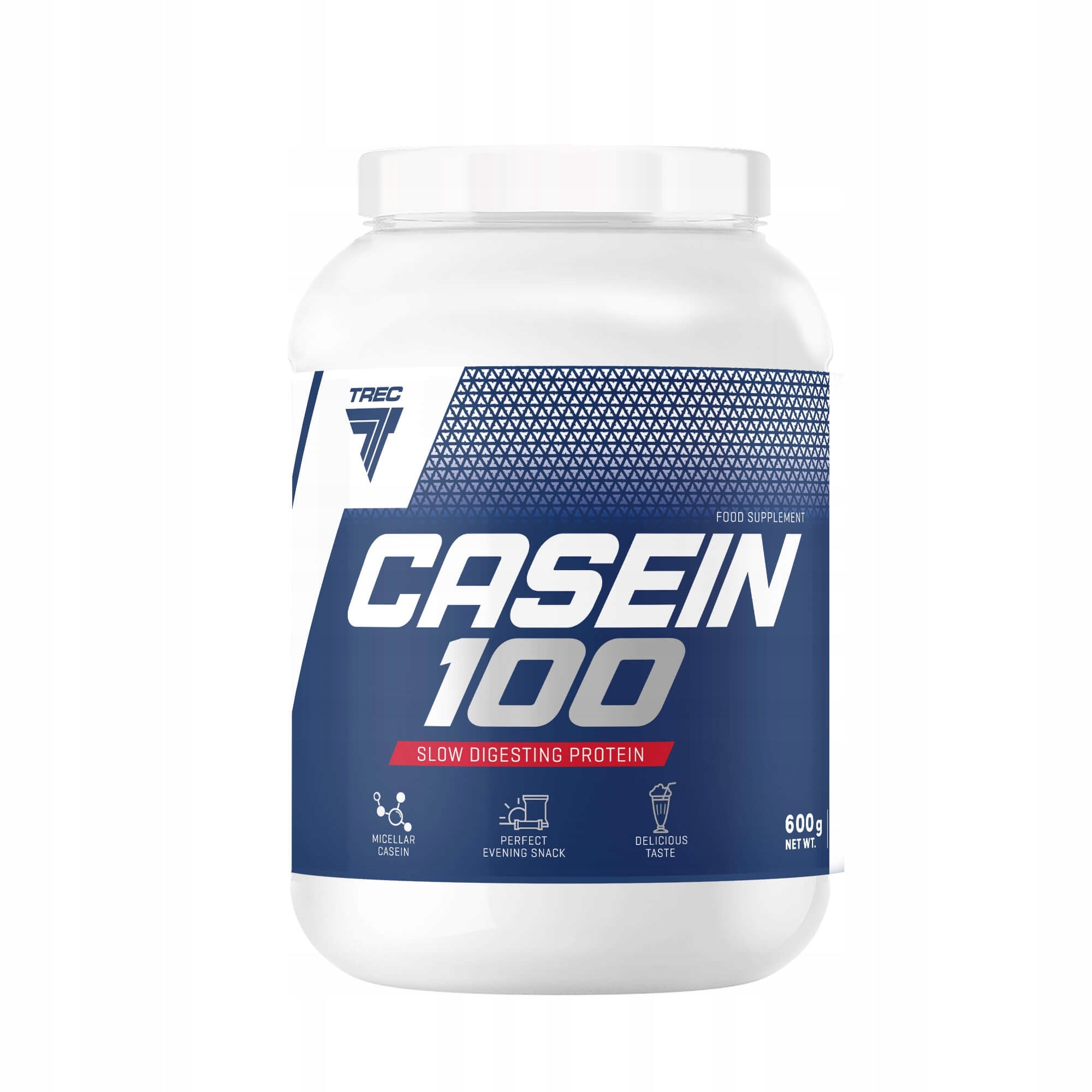 TREC CASEIN 100 600 g CASEIN PROTEIN Chocolate Manufacturer code Cosein 100