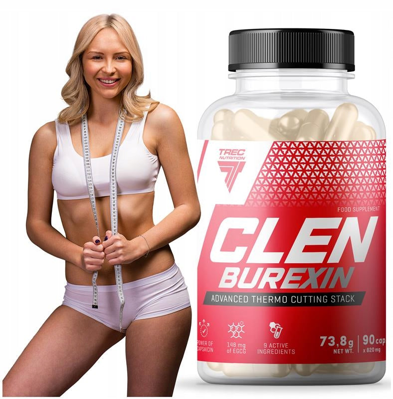 TREC CLENBUREXIN 90 kaps WEIGHT REDUCTION EFFECTIVE SLIMMING THERMOGENICS