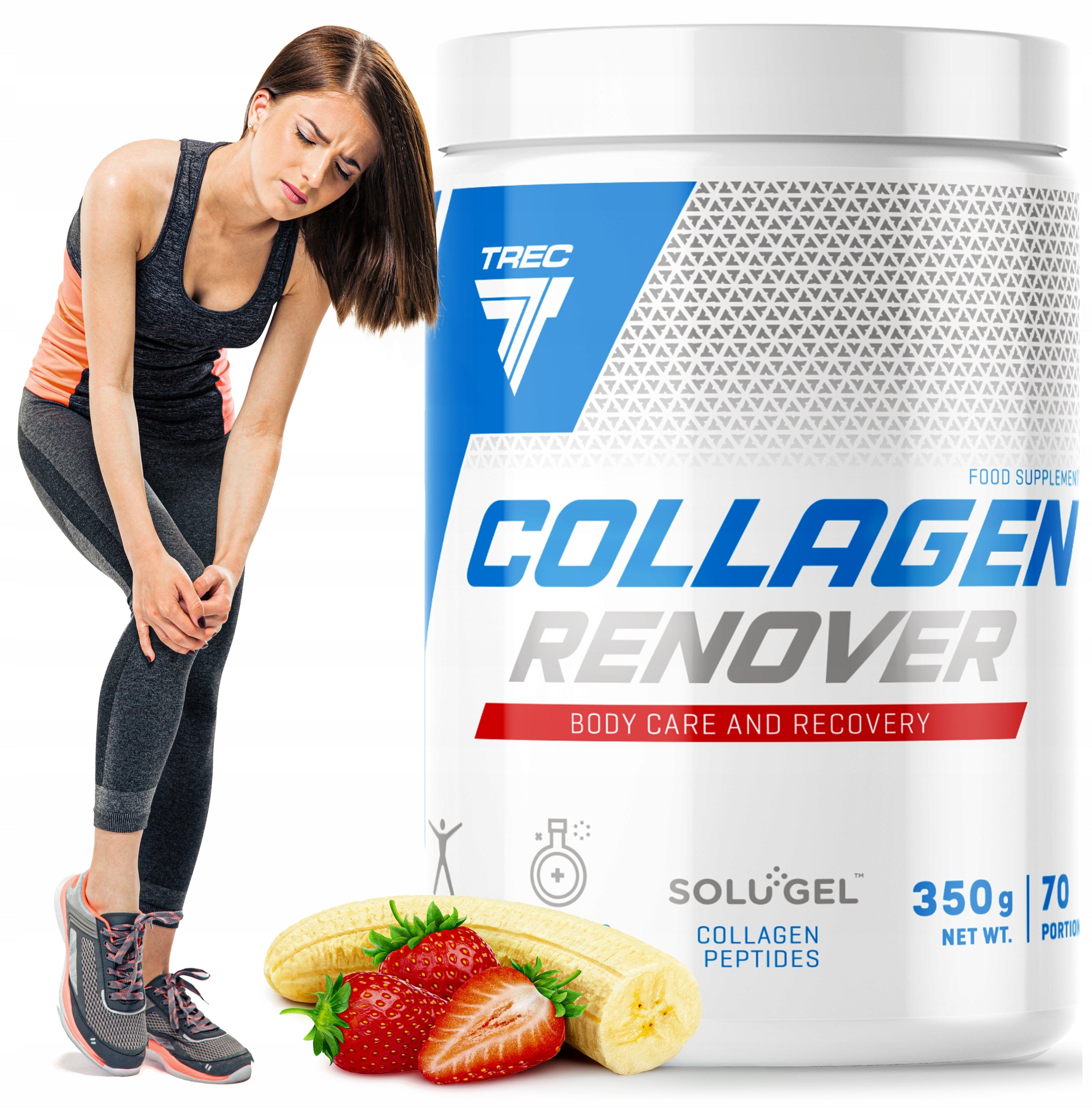 TREC COLLAGEN RENOVER 350 G COLLAGEN powder FOR JOINTS BONES SKIN NOURISHES