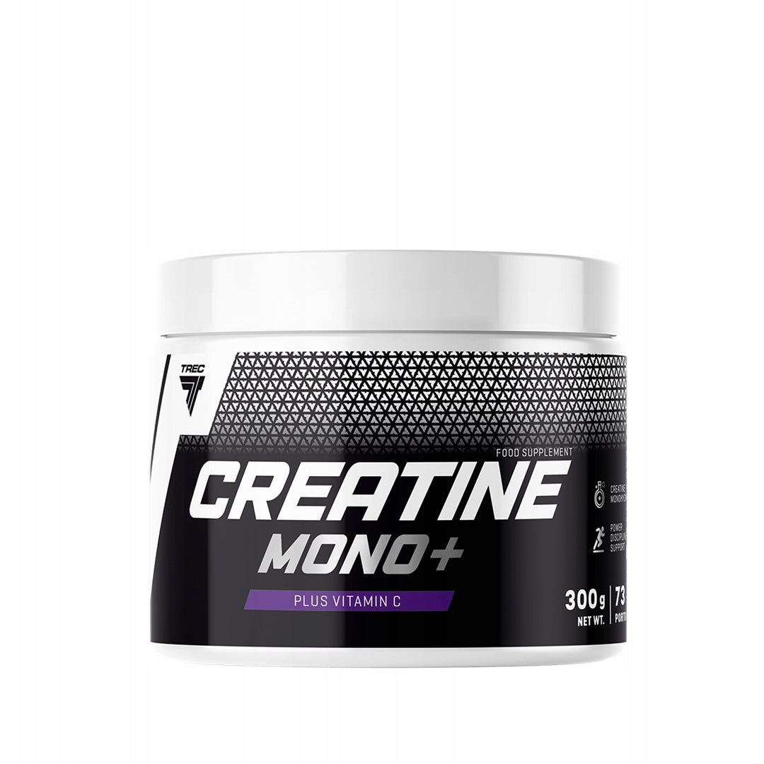 TREC CREATINE MONO+ 300g CREATINE APPLE MONOHYDRATE GREEN APPLE Brand Trec Nutrition