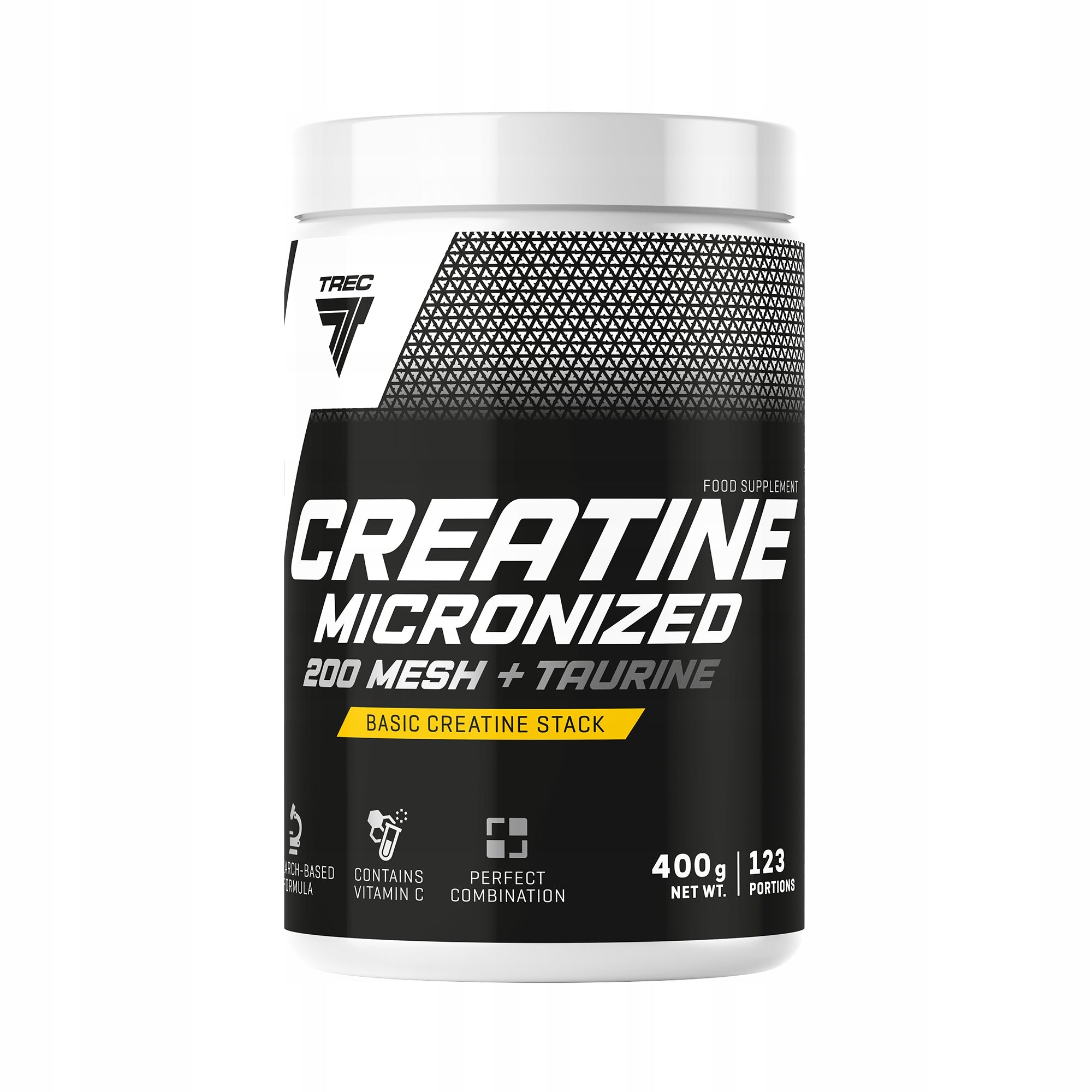 TREC CREATINE XXL Micronized Monohydrate + TAURINE Physical Performance Packaging status original