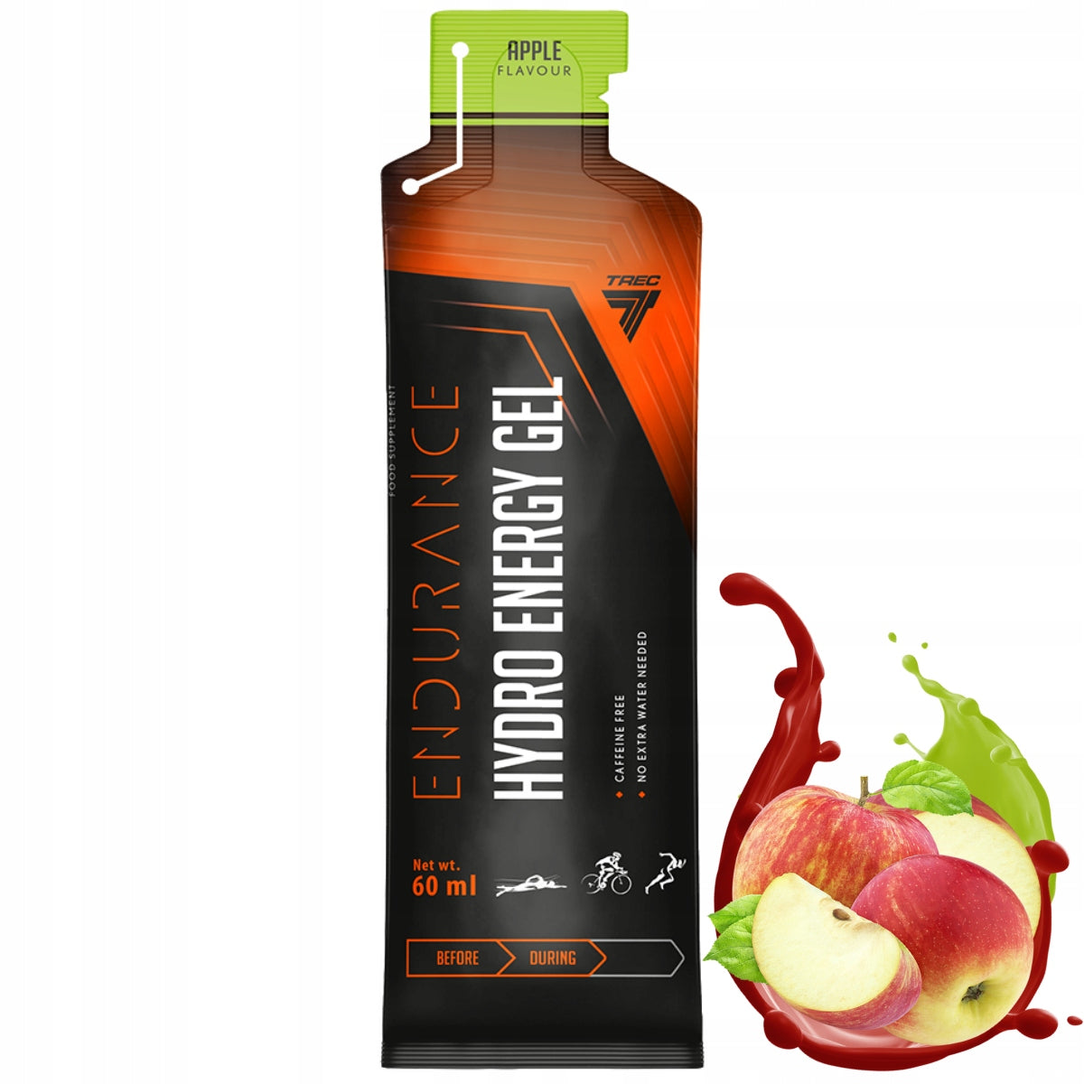 TREC ENDURANCE HYDRO ENERGY GEL APPLE ENERGY GEL WITH MINERALS|60 ml