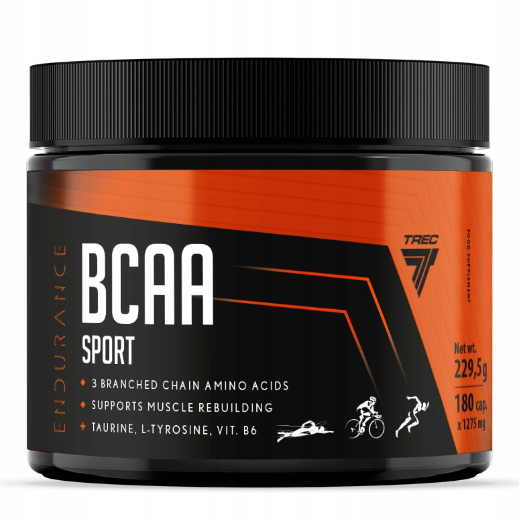 TREC Endurance BCAA SPORT 180 kaps TAURINE MUSCLE Brand Trec Nutrition