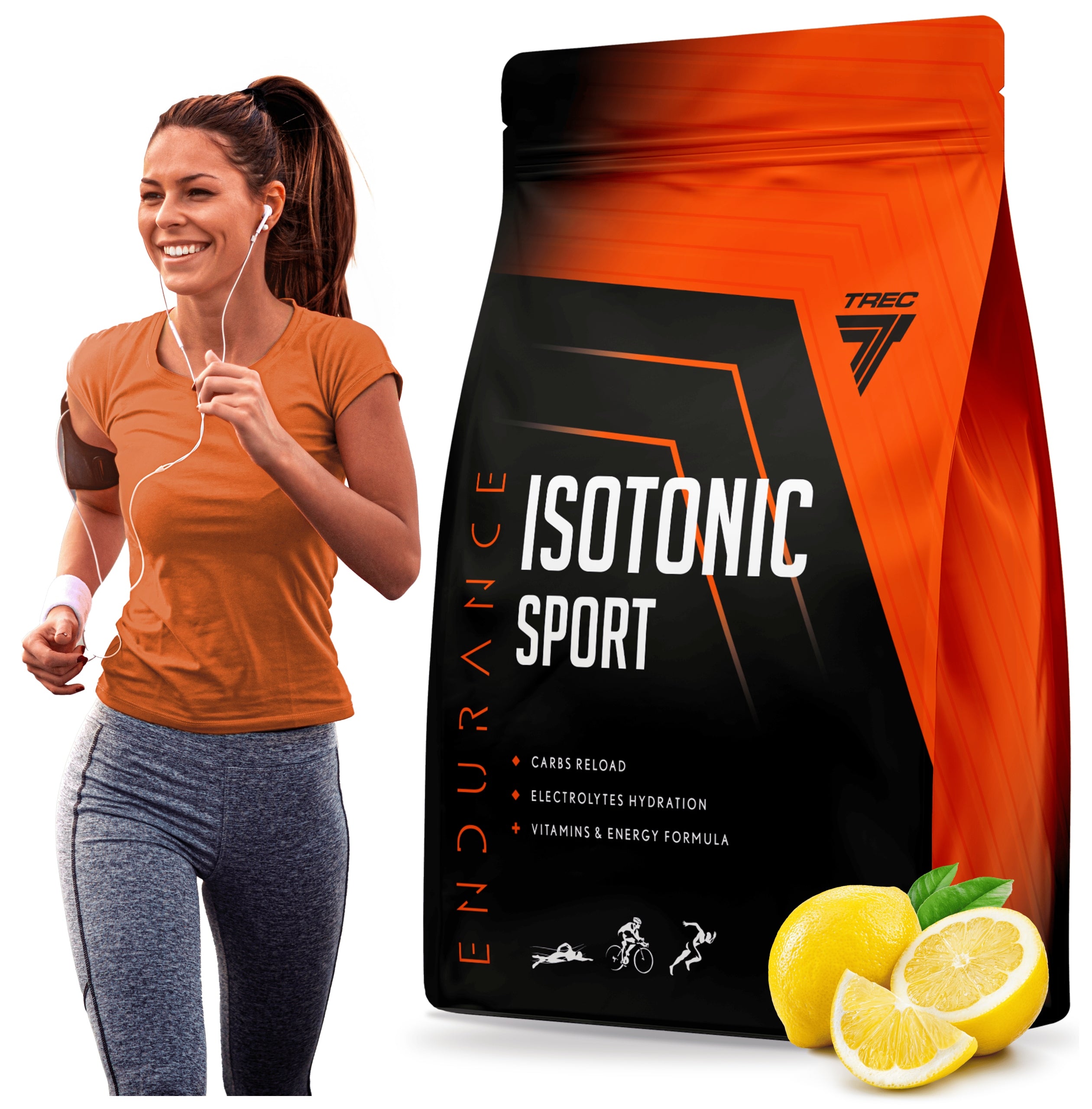 TREC Endurance ISOTONIC SPORT 1000g Isotonic Electrolytes Vitamins Minerals