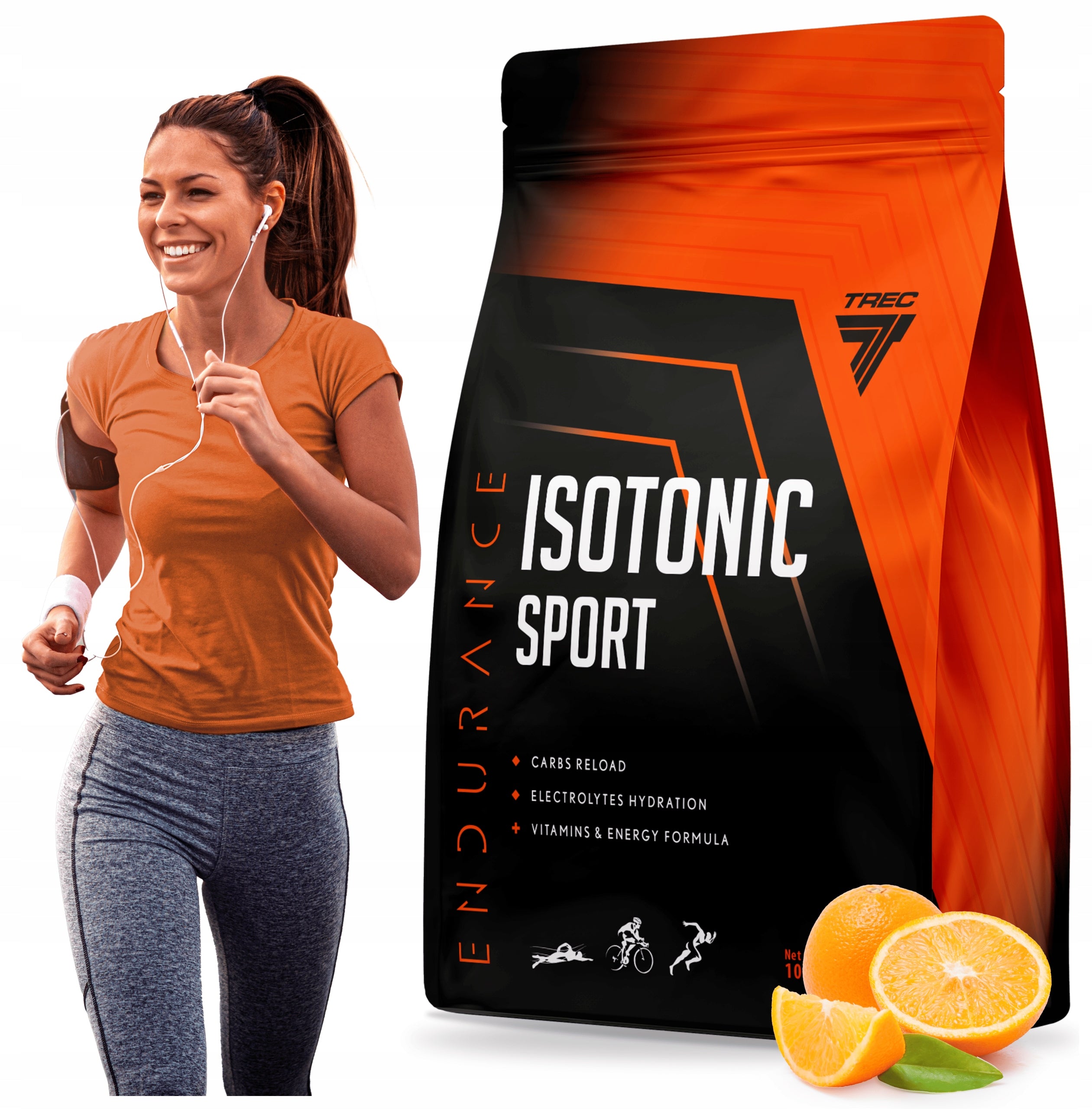 TREC Endurance ISOTONIC SPORT 1000g Isotonic Hydration and Energy Support