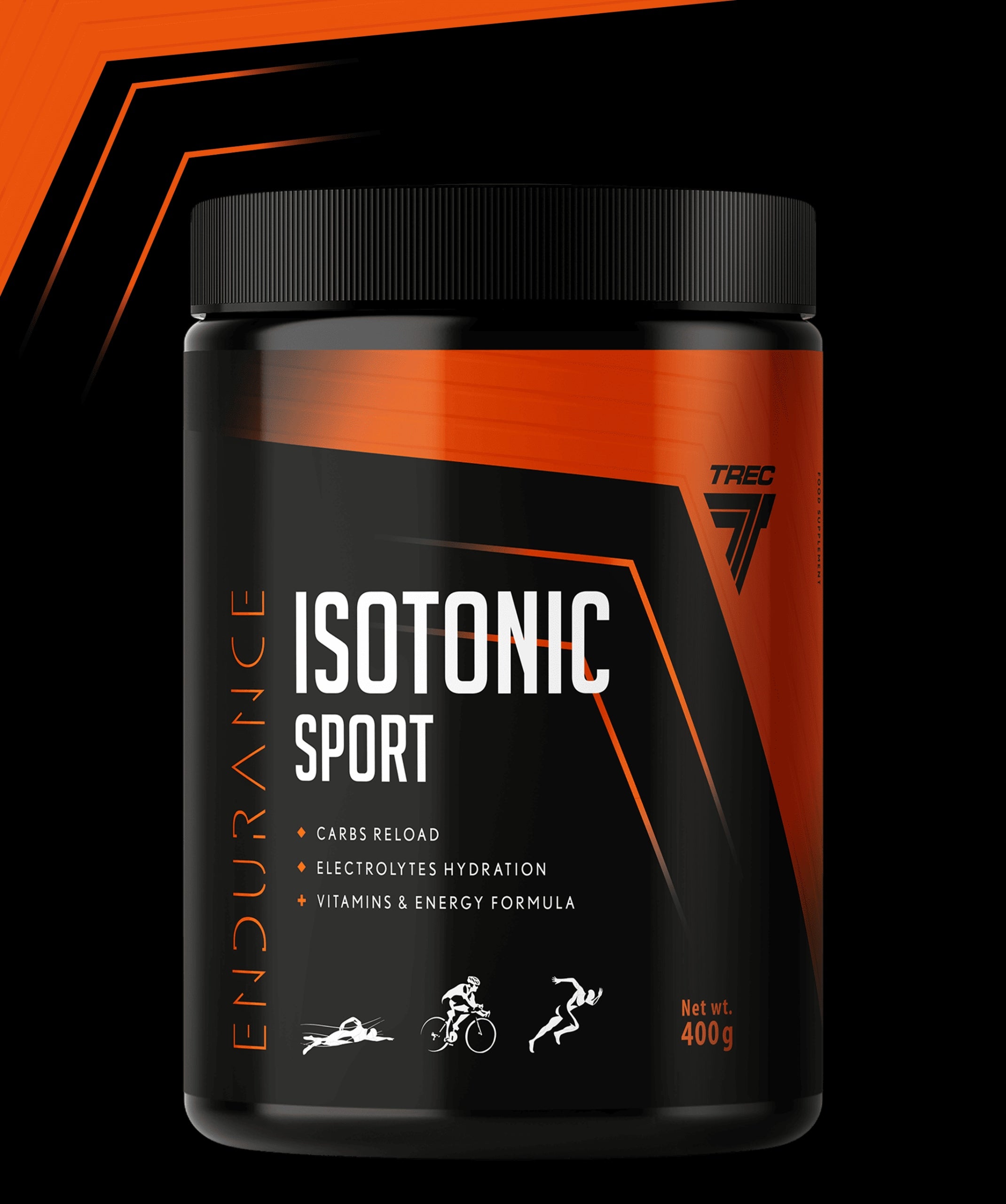 TREC Endurance ISOTONIC SPORT 400g|ISOTONIK FOR ATHLETES ELECTROLYTE SODIUM Packaging status original