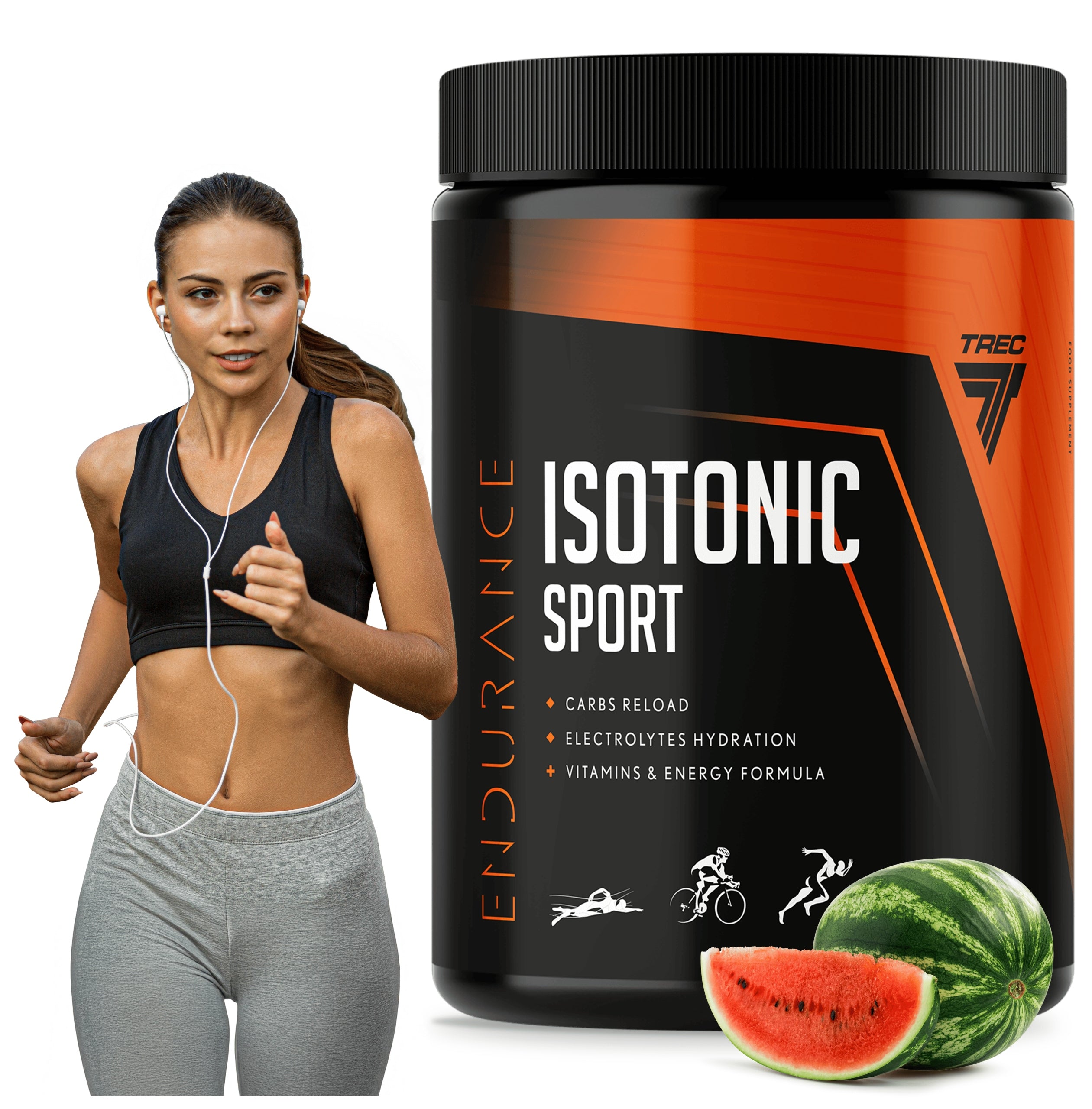 TREC Endurance ISOTONIC SPORT 400g Isotonic Powder WiT. C B6 Electrolytes