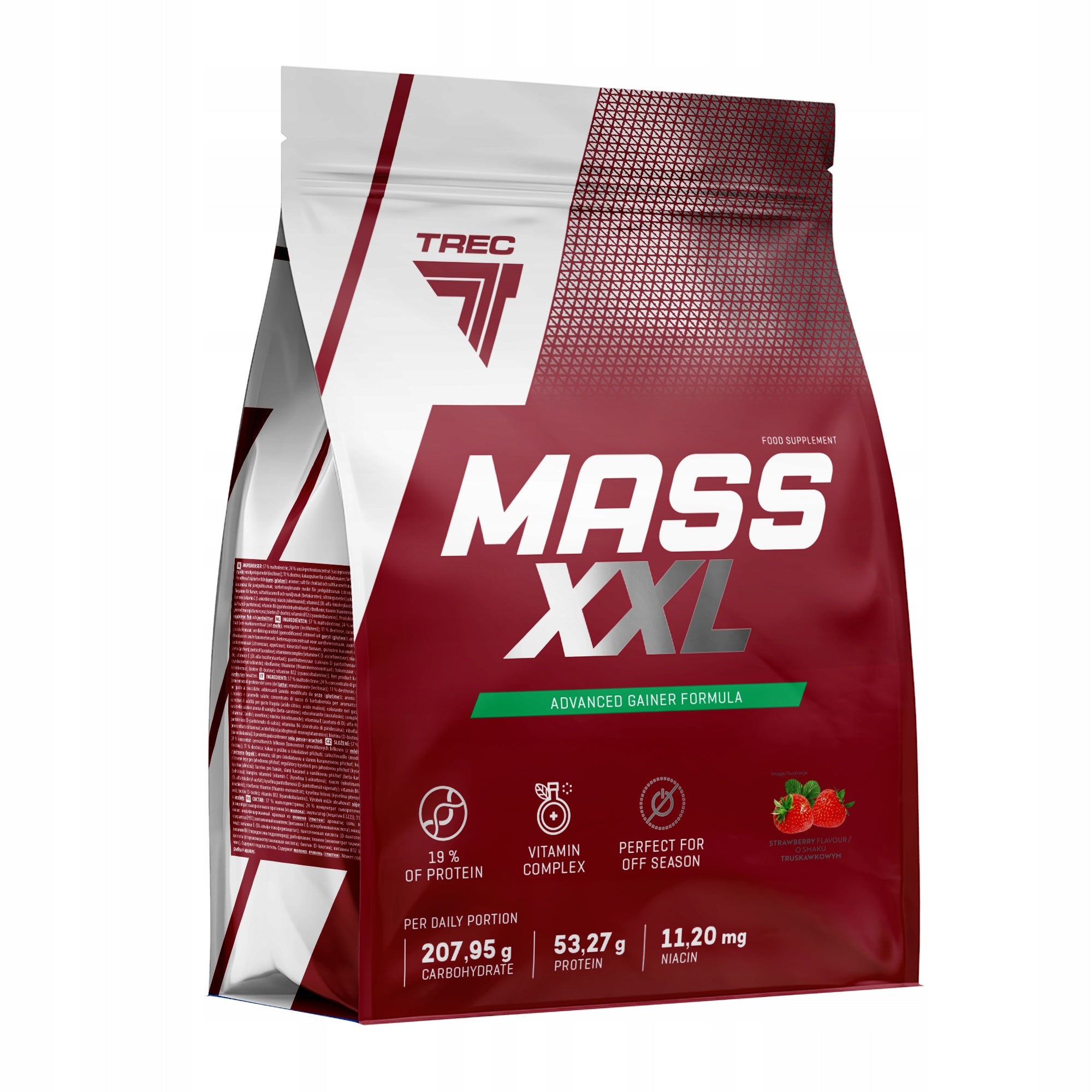 TREC GAINER MASS XXL 4800G CONDITIONER FOR MASS PROTEIN WPC 80 PROTEIN CONCENTRATE Packaging status original