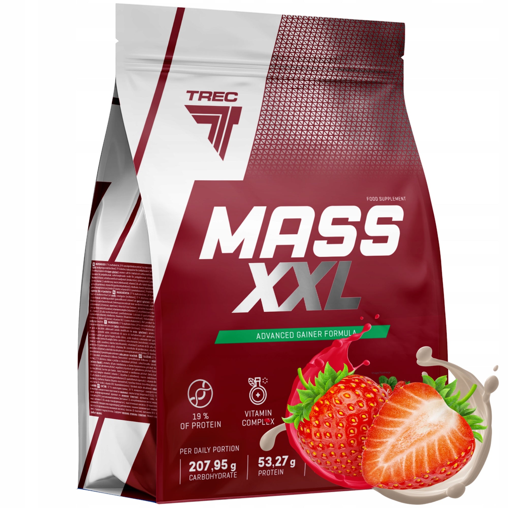 TREC GAINER MASS XXL 4800G CONDITIONER FOR MASS PROTEIN WPC 80 PROTEIN CONCENTRATE