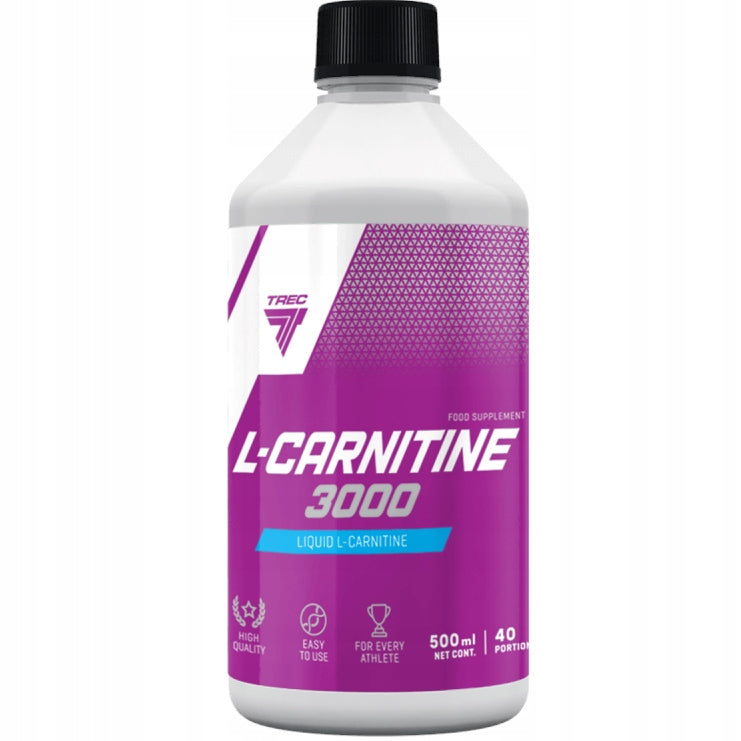 TREC L-CARNITINE 3000 500 ml Apricot L-CARNITINE LIQUID FOR SLIMMING Expiration date at least 3 months from the date of purchase