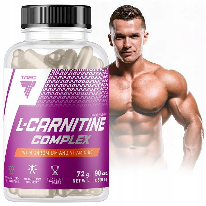 TREC L-CARNITINE COMPLEX 90 kaps CARNITINE FAT BURNER SLIMMING Brand Trec Nutrition