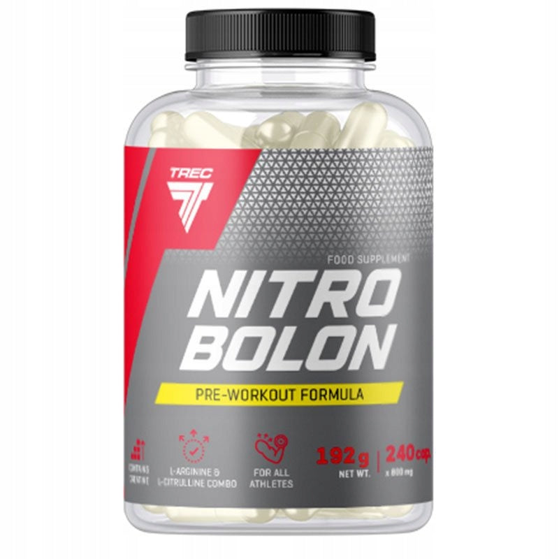 TREC NITROBOLON 240 kaps CITRULLINE CREATINE AAKG PRE-WORKOUT PUMP POWER