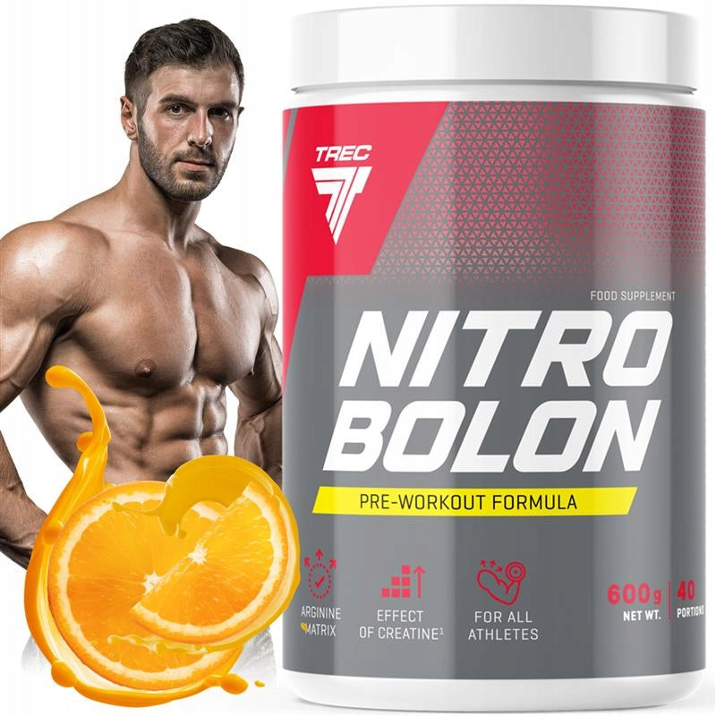 TREC NITROBOLON XXL STRONG Pre-workout CITRULLINE ARGININE AAKG CREATINE